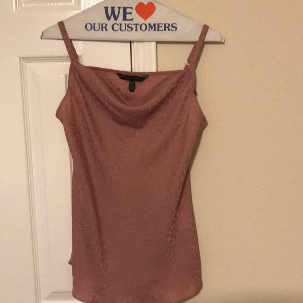 Blush pink shell top!